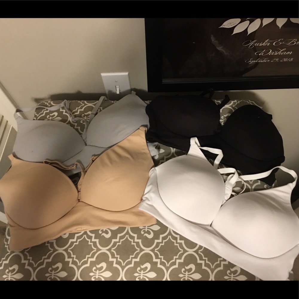 Set of four bras